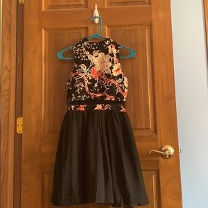 Windsor Black Embroidered Dress
